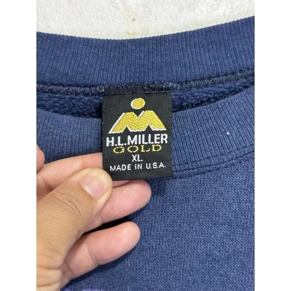 H.L. MILLER VINTGE BOSTON Bostoniensis MCMXC Alumni 1990 Crew Sweatshirt XL USA - Picture 5 of 7